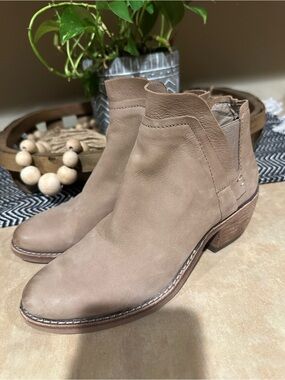 Women's Taupe Ankle Booties